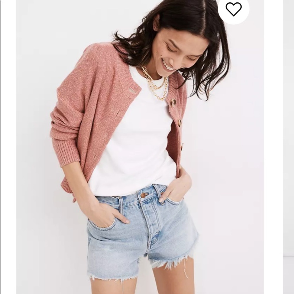 Madewell Relaxed Denim Shorts in Cedarcroft Wash